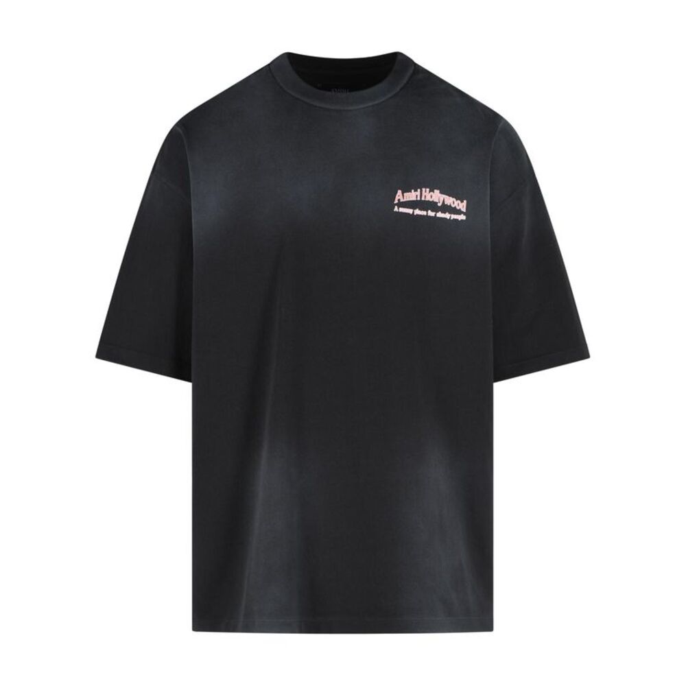 Amiri 'Sunny Place' Black Cotton T-Shirt Men